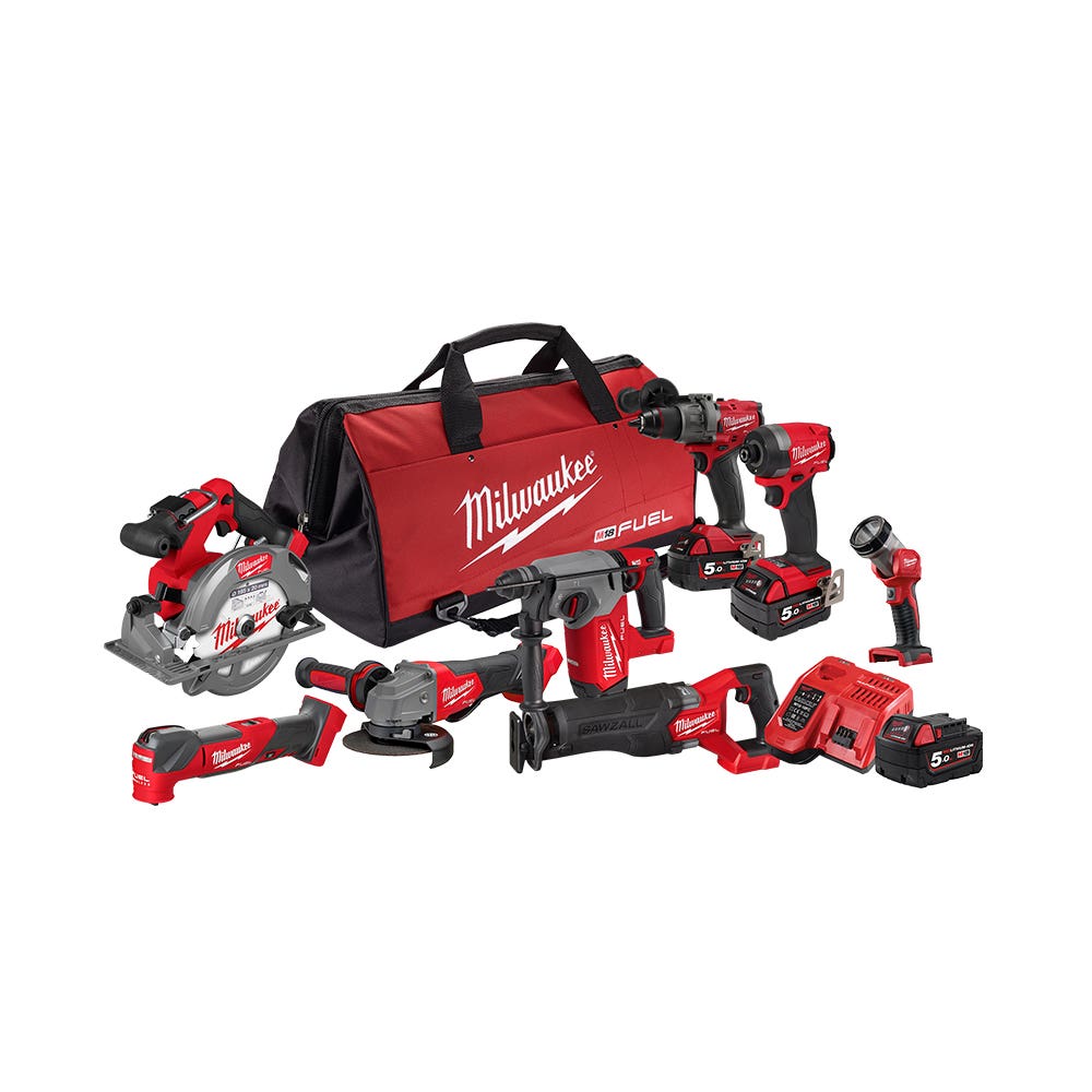 M18 FUEL 8 Piece Cordless Power Tool Pack 8A3 597732 M18FPP8A4503B