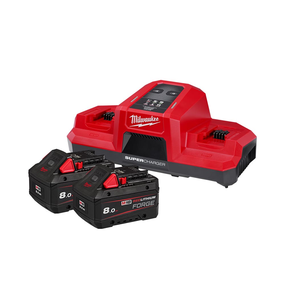 M18 REDLITHIUM FORGE 8.0Ah Super Charger Starter Battery Kit_40068543_M18FSPD802B