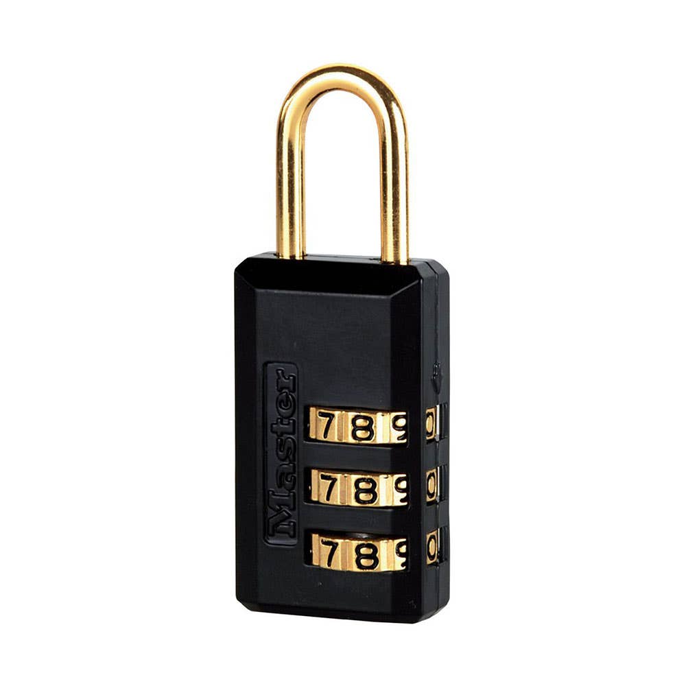 Combination Luggage Lock Black 20mm 33210007 646DAU