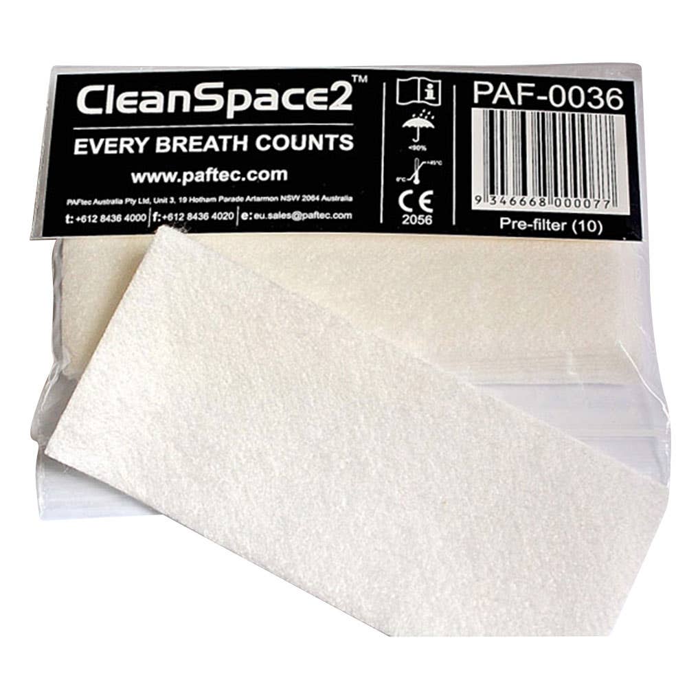 CleanSpace Particulate Pre-Filter for Standard Filters 10 Pk 36003407 PAF-0036