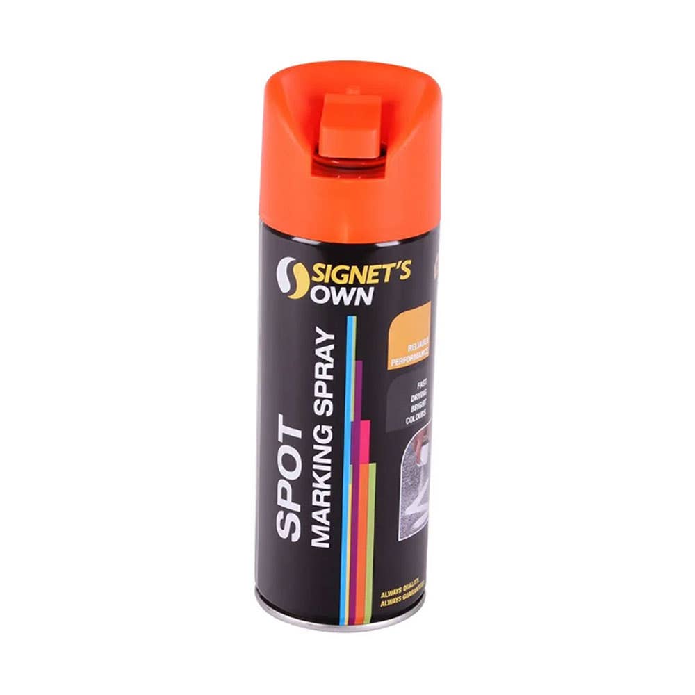 Paint Marking Spot Fluoro Orange 350g Signet 50142011 11813