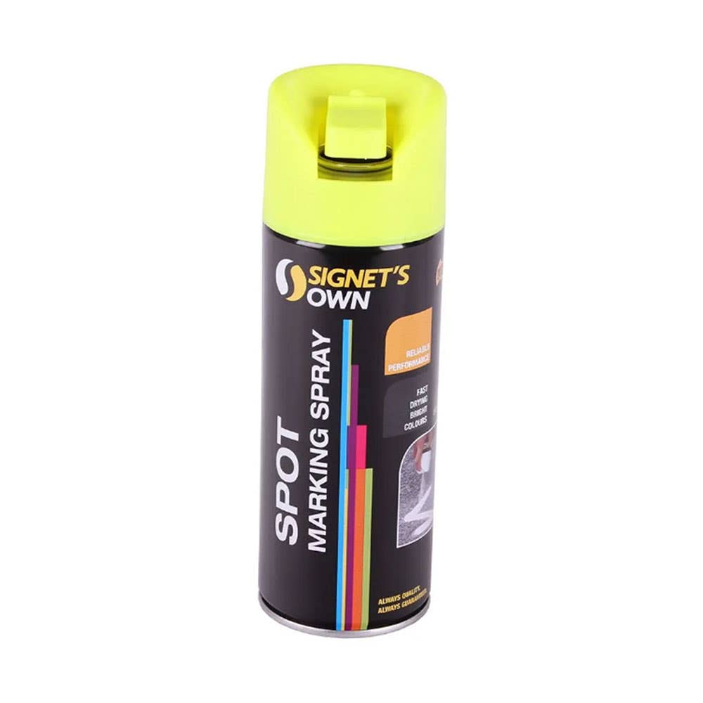Paint Marking Spot Fluoro Yellow 350g Signet 50142013 11816
