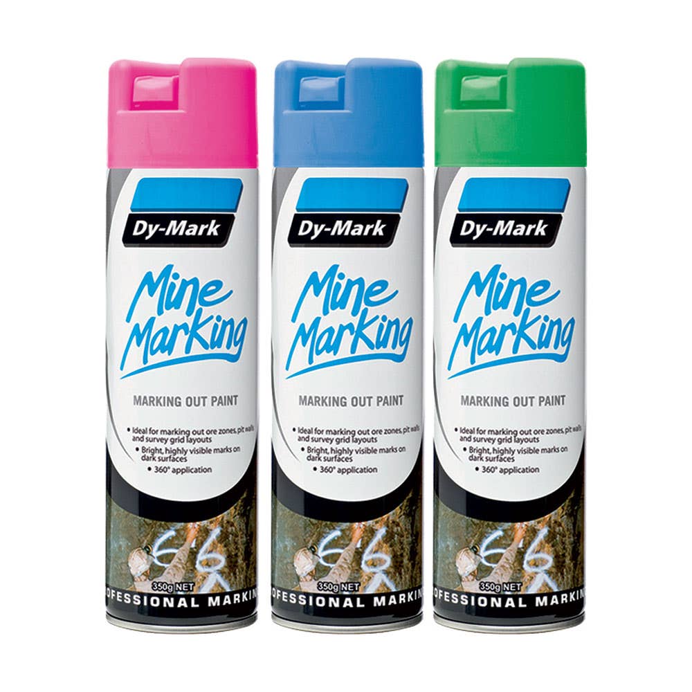 Mine Marking Aerosol Paint Horizontal Spray 350g_38013