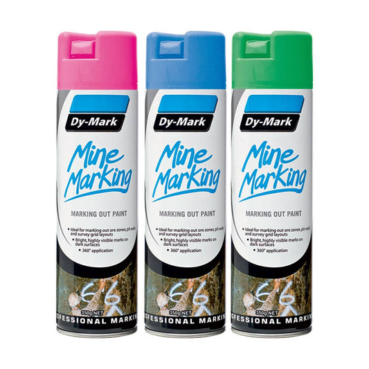 Mine Marking Aerosol Paint Horizontal Spray 350g_38013