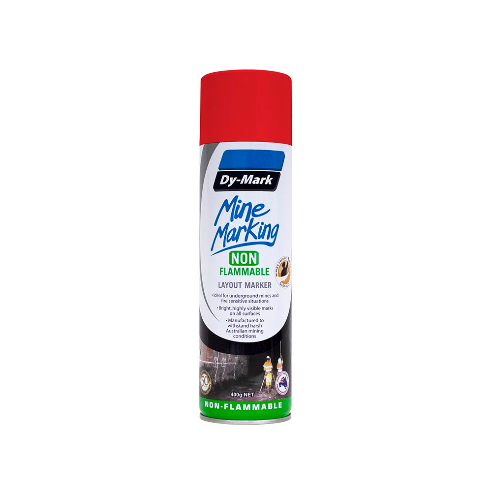Marking Paint Mine Marking Non-Flammable Horizontal Red Aerosol 400g Dy-Mark_90888016_38023502