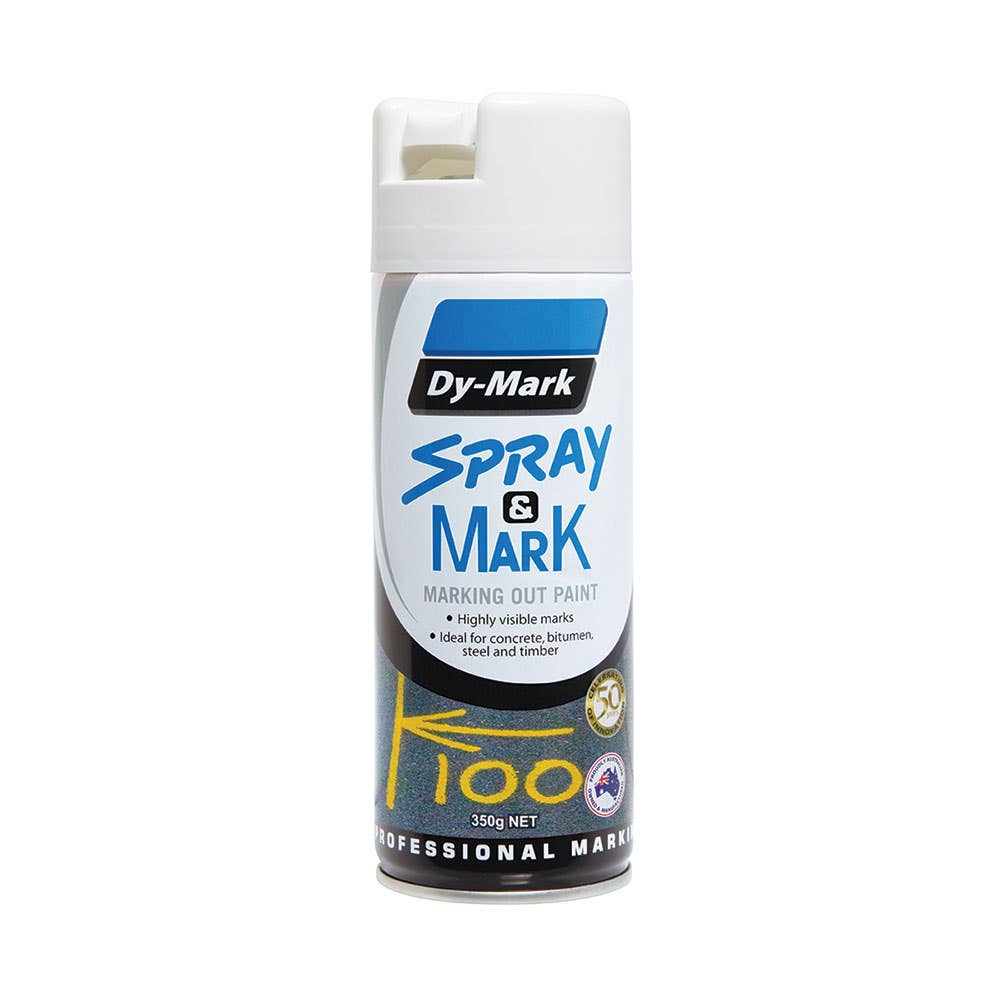 Spray & Mark Marking Paint Aerosol White 350g_1113001_40013511