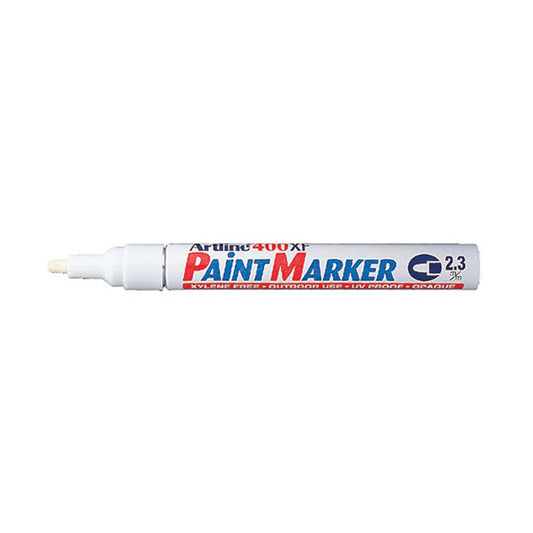 Paint Marker 400XF Bullet 2.3mm White 4929002 140033B