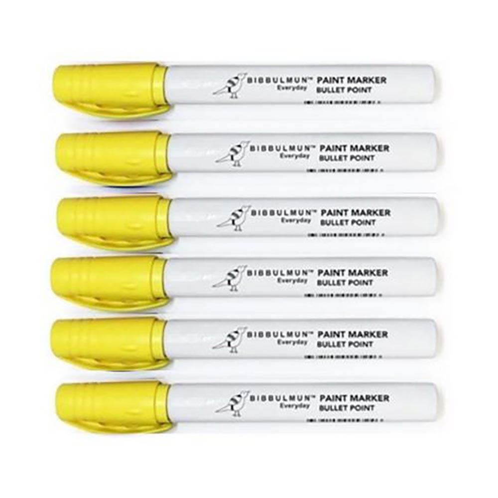 Bibbulmun Marker Paint 1-3mm Yellow Box 12_40063916_BibbPaintYellow