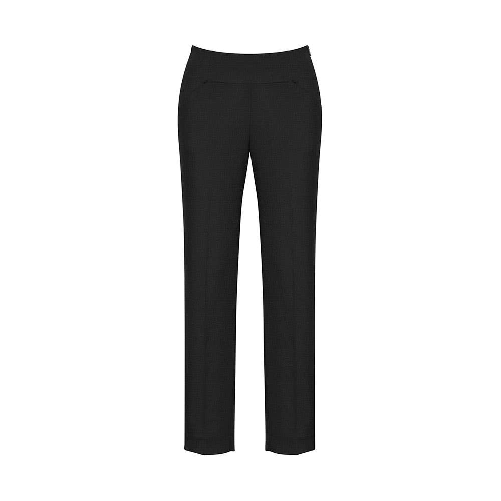 Ladies Bandless Slim Leg Pant Black - 12 506131 10121-BLK-12