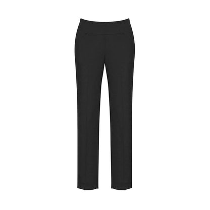 Comfort Wool Stretch Womens Bandless Slim Leg Pant - Black - 4 547839 14021-BLK-4