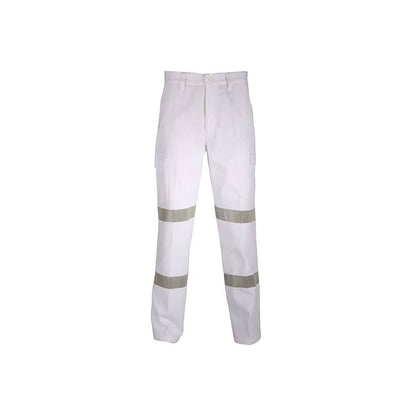 311gsm Cotton Drill Cargo Pants White 97R With 3M8906 R/tape 417228 3361-WHT-97R