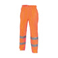 Pants Wet Weather Large Orange 300D Poly PU 3M Tape Hi Vis D/N 79904130 3872-O-L