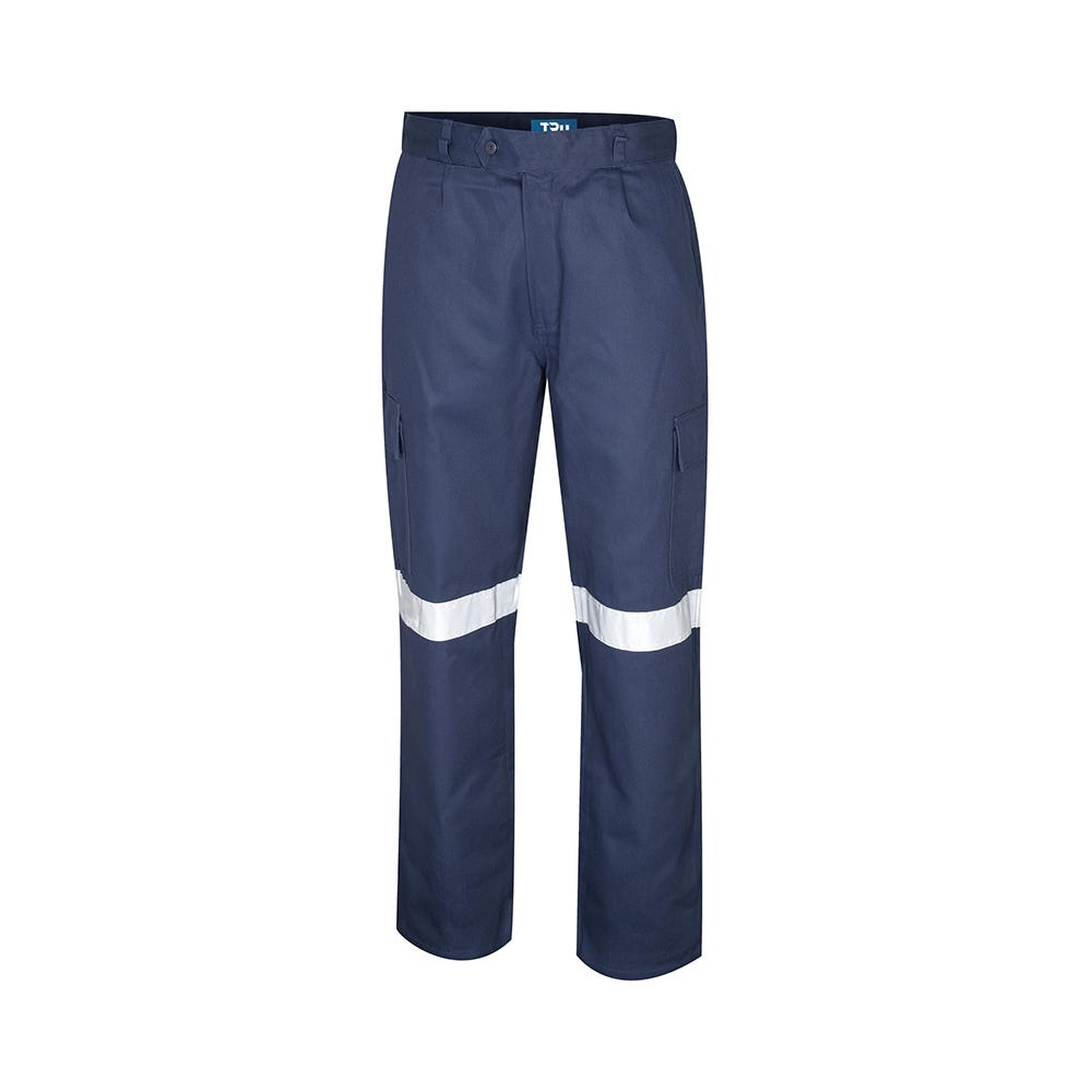 Tru Workwear Cargo Cotton Drill Trouser With Taped DT1142T DT1142T