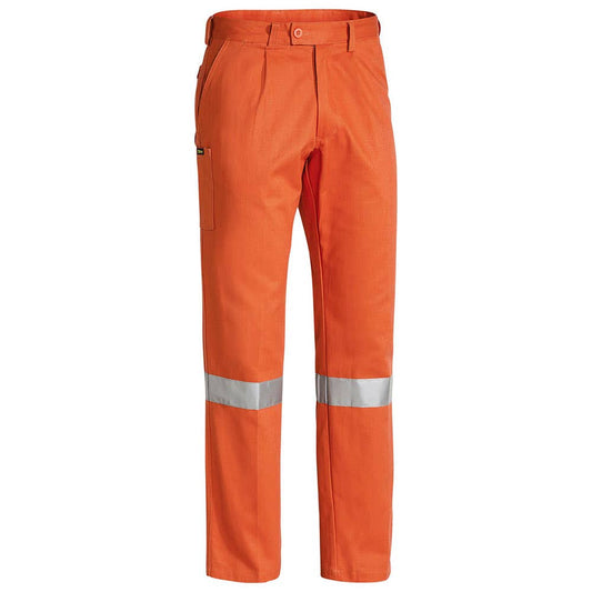 BP6007T Hi-Vis Original Cotton Drill Taped Work Pants 310gsm_BP6007THV