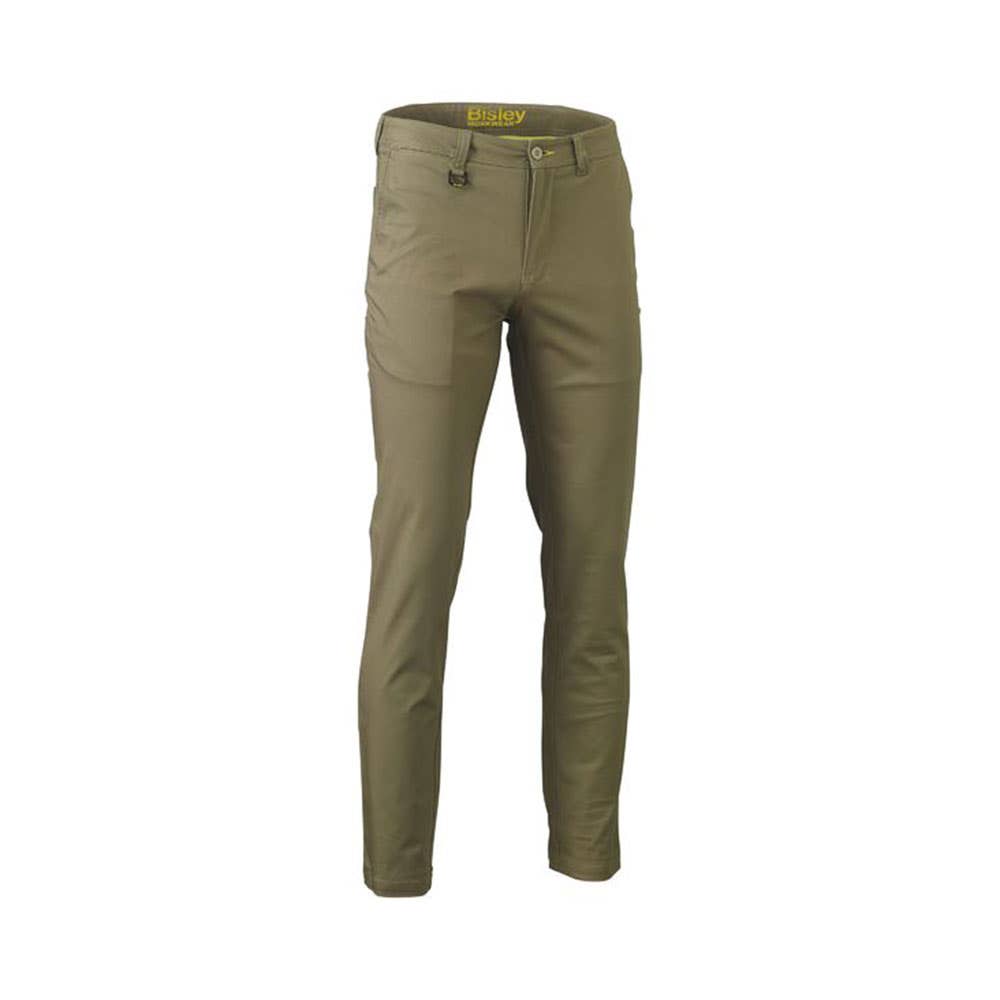 Pants Stretch Cotton Drill Bisley 102R Khaki BP6008 BCDRR02 40021478 BP6008 BCDRR02