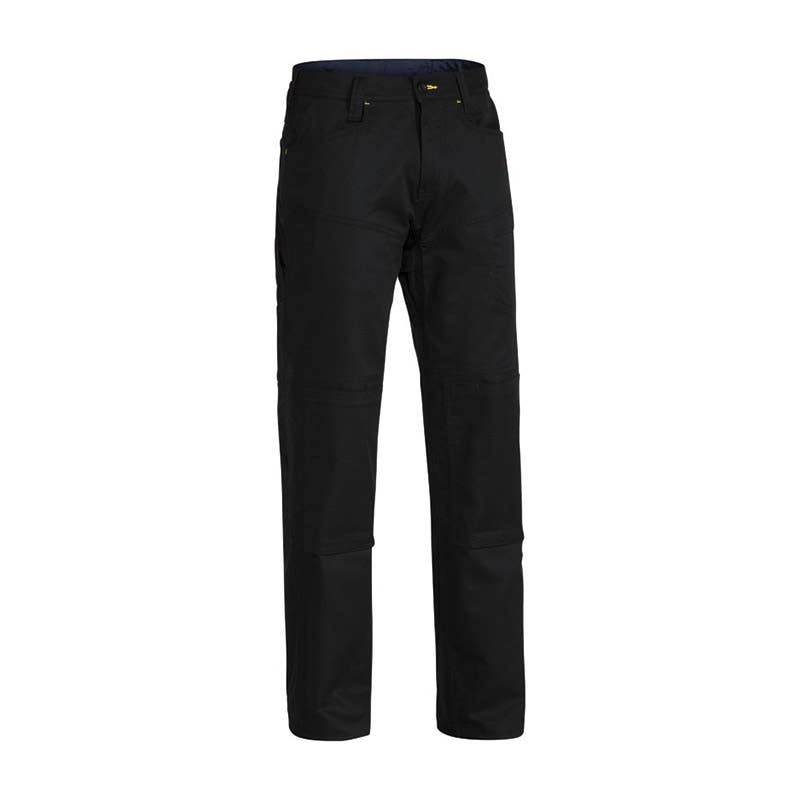 Pants 102R Black Cotton Twill Ripstop 234gsm Vent X Airflow Bisley_36001543_BP6474_BBLKR102