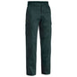 Pants 102R Bottle Cotton Drill 240gsm Vent Utility Bisley_60010272_BP6999_BGRGR02