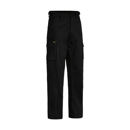 Pants Cotton Drill 310gsm 8 Pocket Cargo Black 102R Bisley_60010405_BPC6007_BBLKR02