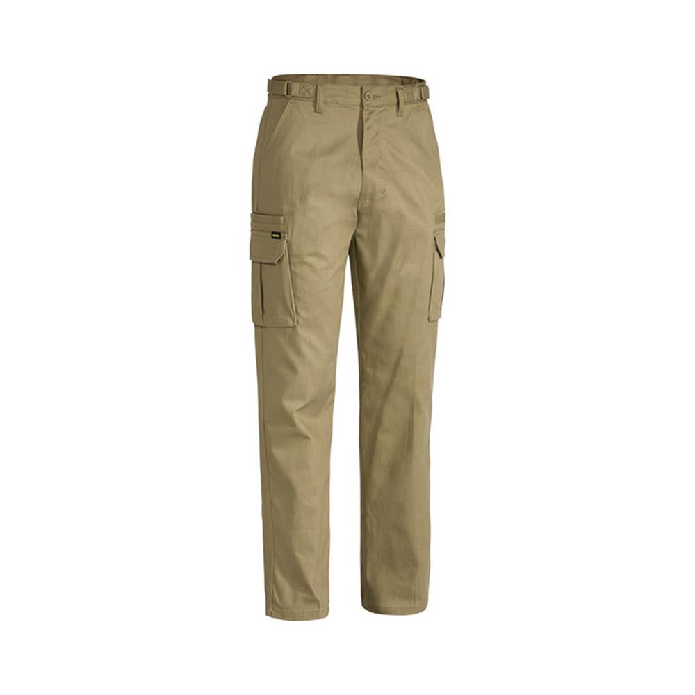 Pants Cargo 102R Khaki Cotton Drill 310gsm 8 Pocket Bisley_90010790_BPC6007_BCDRR02