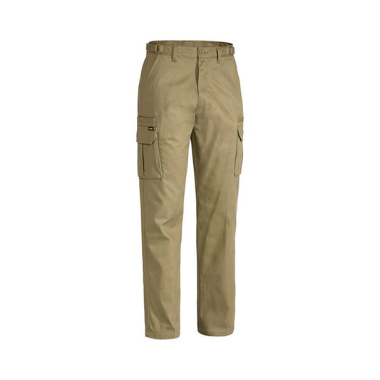 Pants Cargo 102R Khaki Cotton Drill 310gsm 8 Pocket Bisley_90010790_BPC6007_BCDRR02
