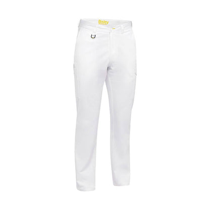 BPC6008 Stretch Cotton Drill Pants 280gsm White 102R 40049171 BPC6008 BWHTR02