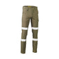 BPC6008T Hi-Vis Stretch Cotton Taped Cargo Pants 280gsm Khaki 102R_40049241_BPC6008T_BCDRR02