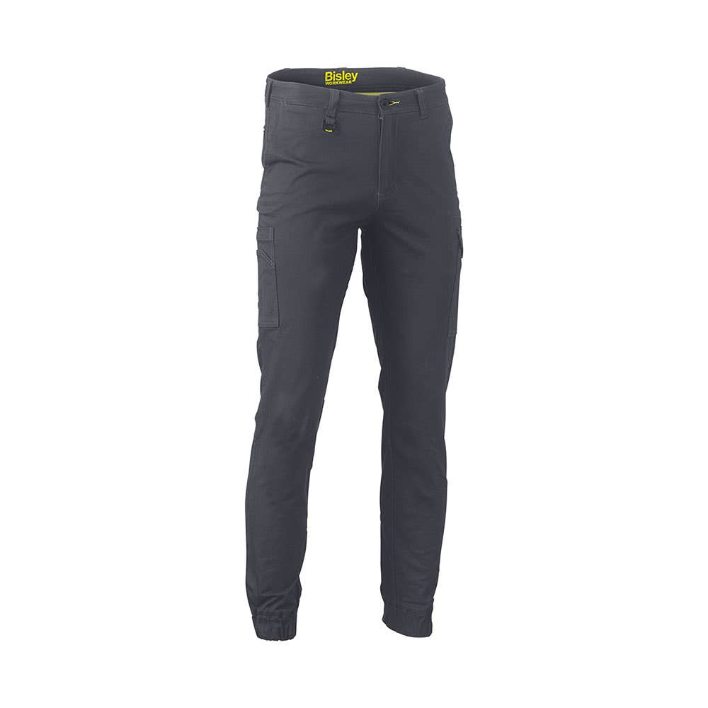 BPC6028 Stretch Cotton Cuffed Cargo Pants 280gsm Charcoal 102R 40049277 BPC6028 BCCGR02