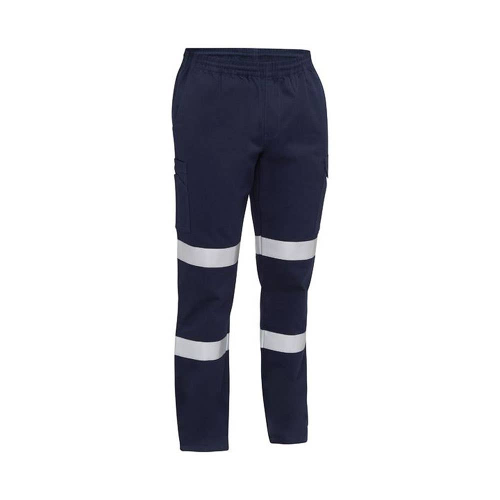 BPC6029T Elastic Waist Stretch Taped Cargo Pants 280gsm Navy 102R 40049443 BPC6029T BPCTR02