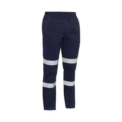 BPC6029T Elastic Waist Stretch Taped Cargo Pants 280gsm Navy 102R 40049443 BPC6029T BPCTR02