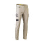 Pants Flex & Move Stretch Cargo Cuffed Bisley 102R Stone BPC6334 BSTNR02 40021698 BPC6334 BSTNR02