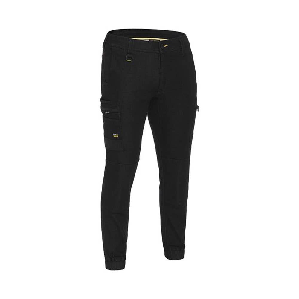 BPC6335 Flx & Move Stretch Denim Cuffed Cargo Pants 265gsm Black 102R 40049474 BPC6335 BBLKR02