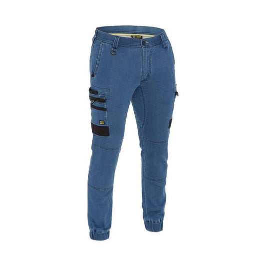 BPC6335 Flx & Move Stretch Denim Cuffed Cargo Pants 265gsm Light Denim 102R 40049485 BPC6335 BLADR02