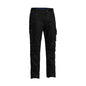 Pants Cargo 102R Black Cotton Twill Ripstop 234gsm Vent X Airflow Bisley_36001901_BPC6475_BBLKR02