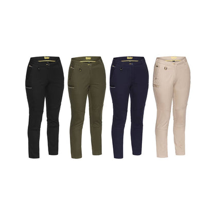 BPL6015 Ladies Mid Rise Stretch Pants 280gsm Bisley WALBPL6015