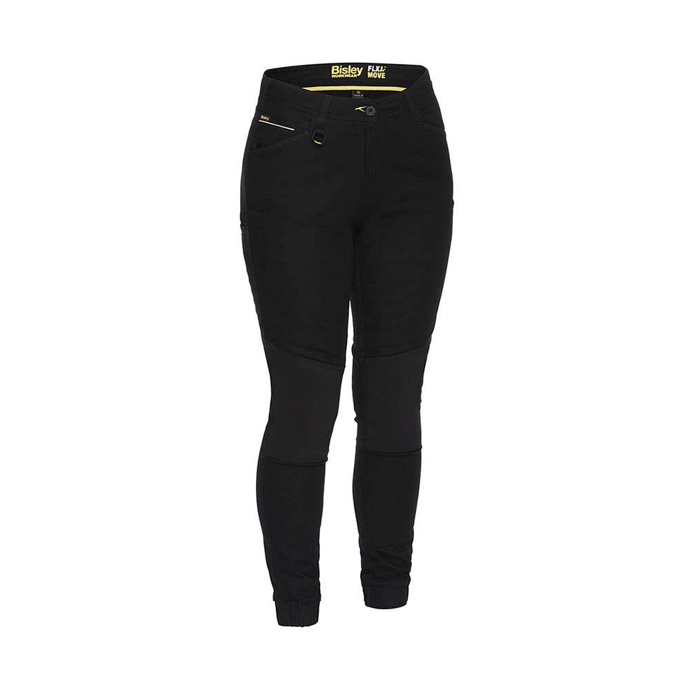 Pants Womens Flex & Move Stretch Cotton Shield Bisley 10 Black BPL6022 BBLK 40021370 BPL6022 BBLK10