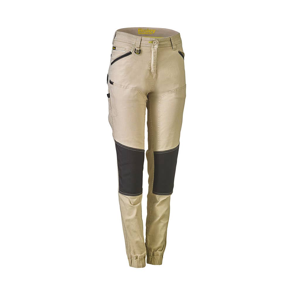 Pants Womens Flex & Move Stretch Cotton Shield Bisley 10 Stone BPL6022 BSTN 40021400 BPL6022 BSTN10