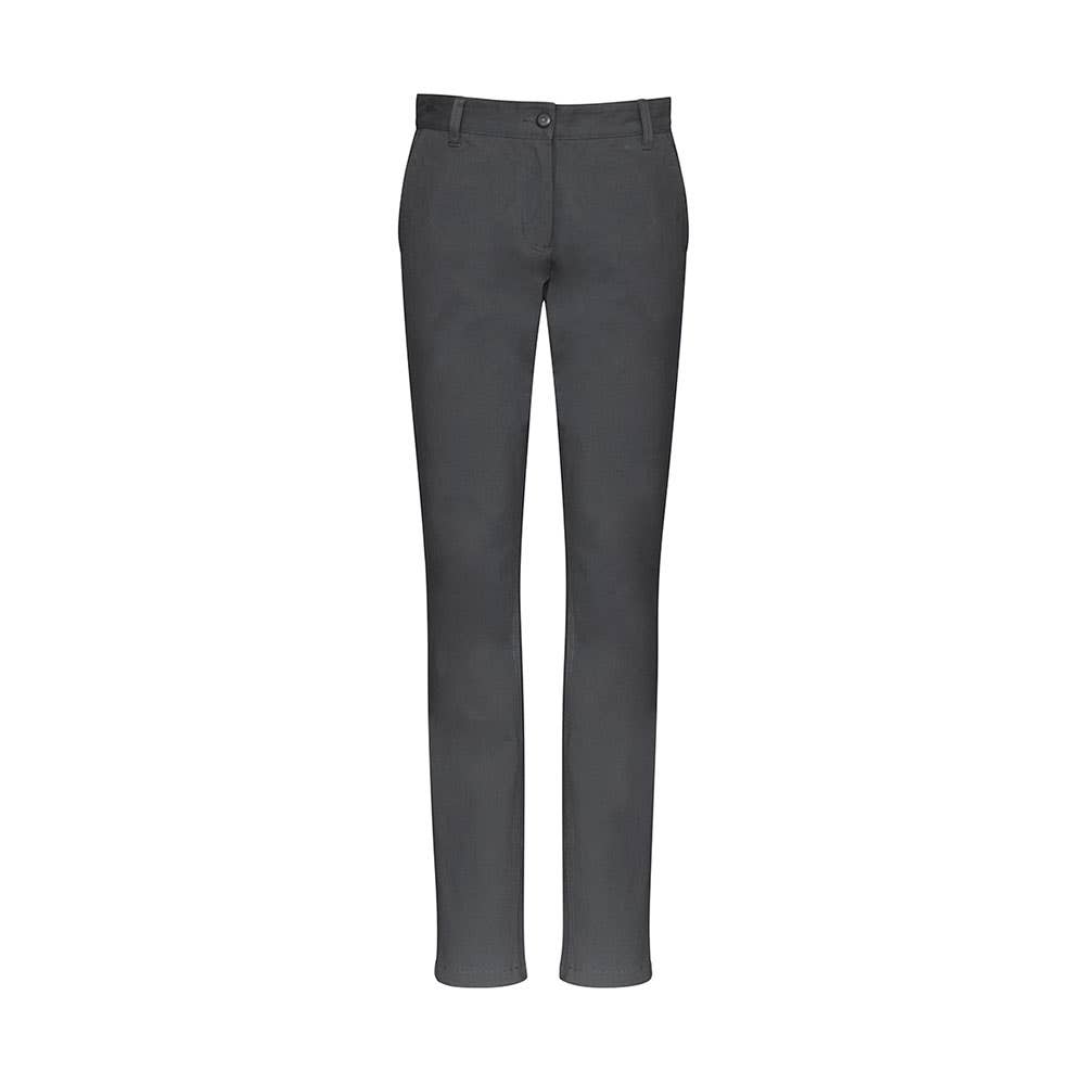 BS724L Lawson Women's Chino Pants Grey 10 40036543 BS724L-GREY-10
