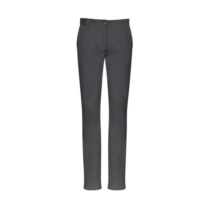 BS724L Lawson Women's Chino Pants Grey 10 40036543 BS724L-GREY-10