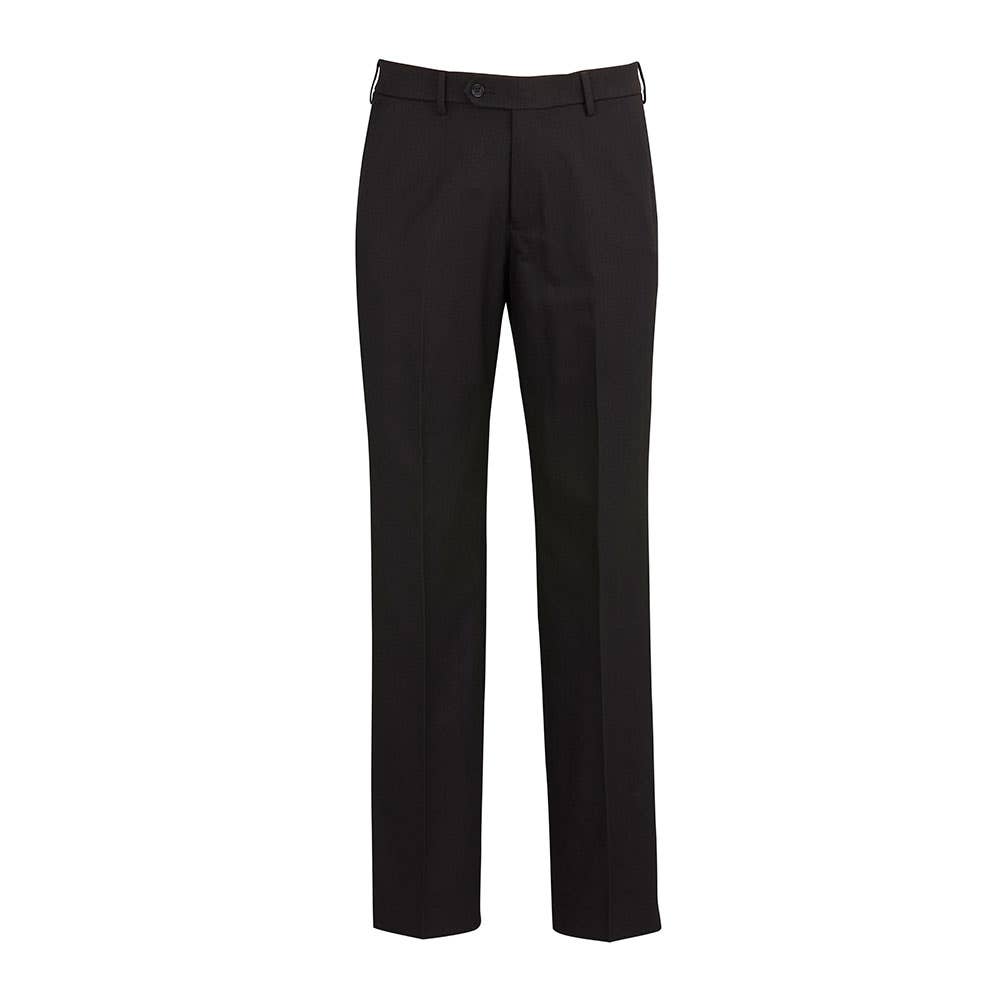 Pant Mens Flat Front Black - 102R 36015407 70112-BLK-102R