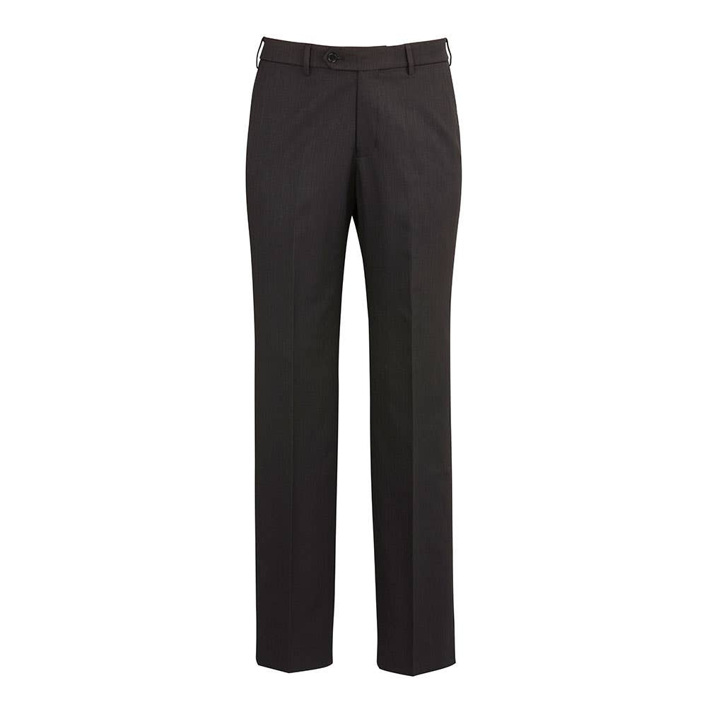 Mens Flat Front Pant Charcoal - 102R 36015414 70112-CHA-102R