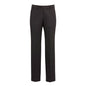 Mens Flat Front Pant Charcoal - 102R 36015414 70112-CHA-102R
