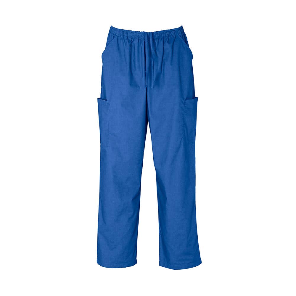 Pants Scrubs Classic Cargo Unisex Poly/Cotton 155gsm 2XL Royal Biz Care 40040416 H10610-ROY-2XL