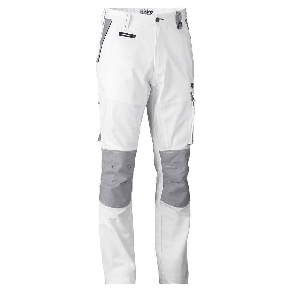 Pants Painters Contrast Cargo White 102R Bisley 40013888 BPC6422 BWHTR02