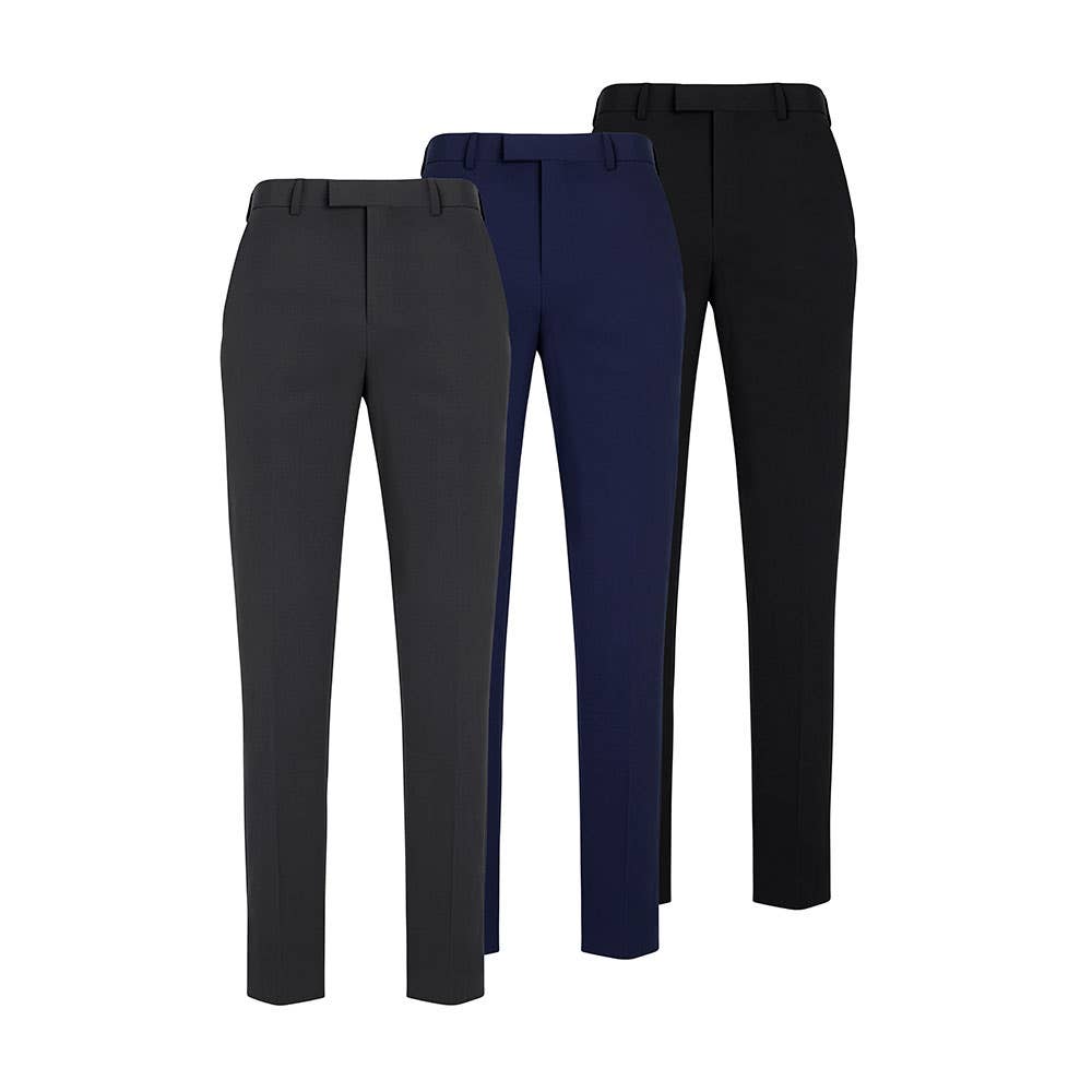 Pants Slim Fit Flat Front 70716 Biz Corporates BIZ70716