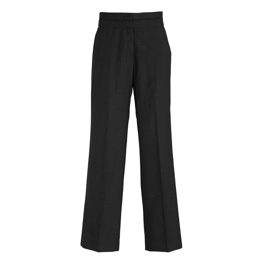 BizCorp Ladies Piped Band Pant - BLK - 14 36015016 10116-BLK-14
