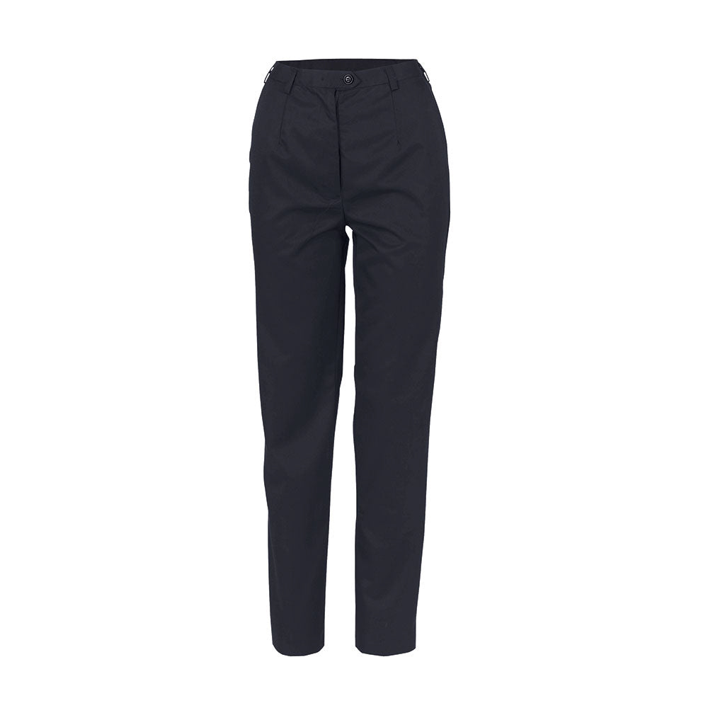 4552 Women's Pants Polyester/Viscose Flat Front 12 Navy 79904183 4552-NAV-12