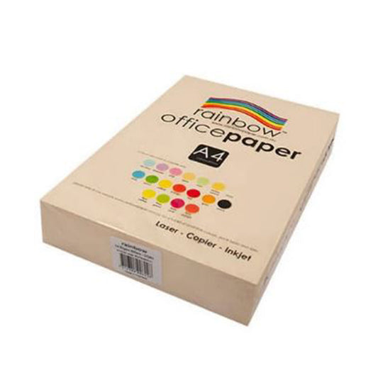 Rainbow Paper A4 80gsm Pastel Colours Ivory Ream_9031001_47669
