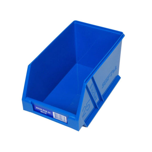 Stor-Pak&trade; 25 Parts Container Blue 133 x 220 x 125mm 30000462 F1H-062BL