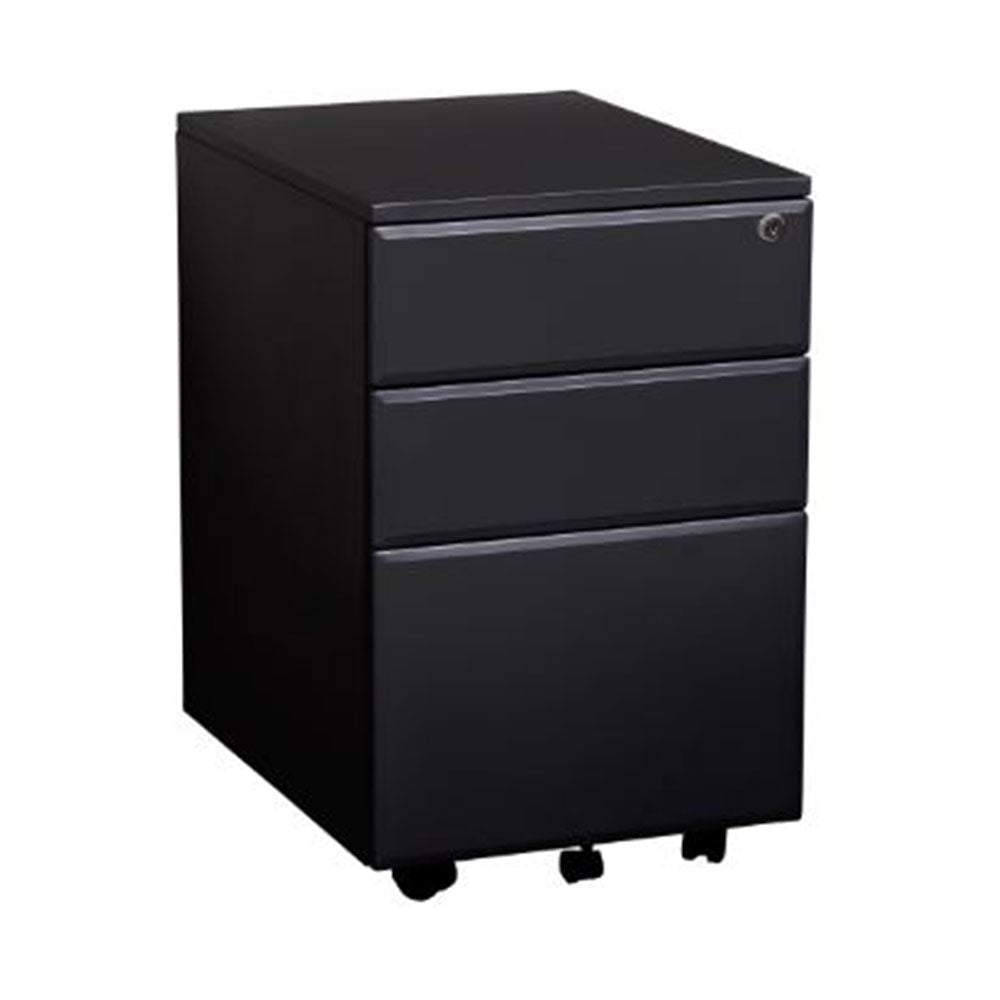 Summit Mobile Pedestal Metal 2 Drawer/1 File Black_1047421_YSMMP