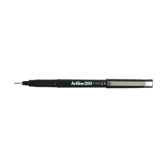 Artline 200 Fineliner Pen 0.4mm Black 88837642 120001